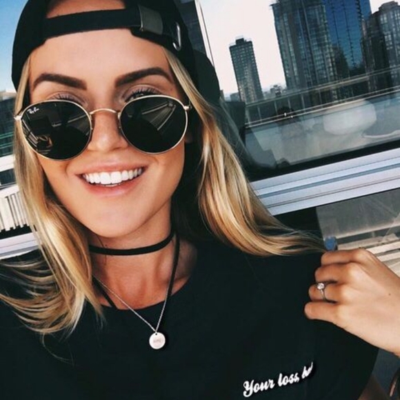 LIKE NEW RayBan Round Metal RB3447 Green G15 Lens Ray ban Sunglasses - Picture 15 of 16